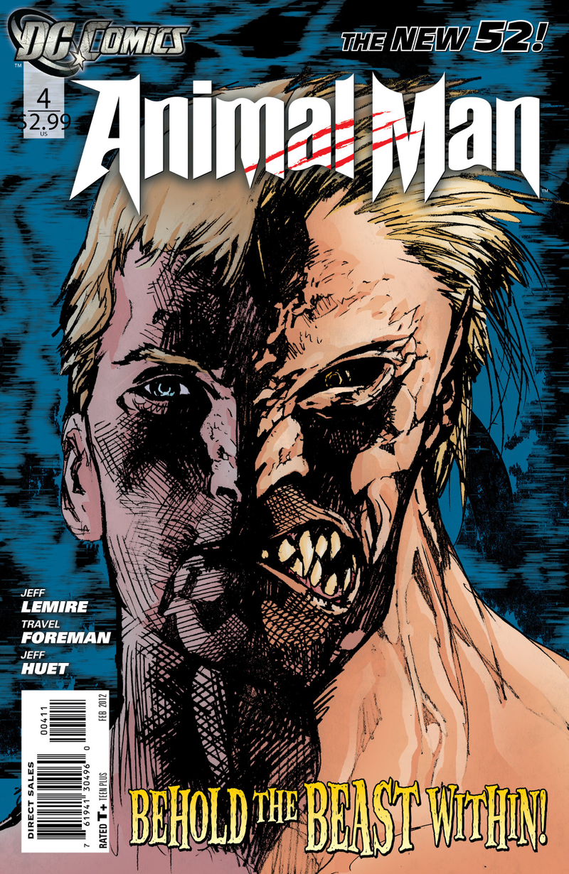 Illustration for article titled Read an exclusive, viscera-and-guts-filled preview of DC Comics' Animal Man!